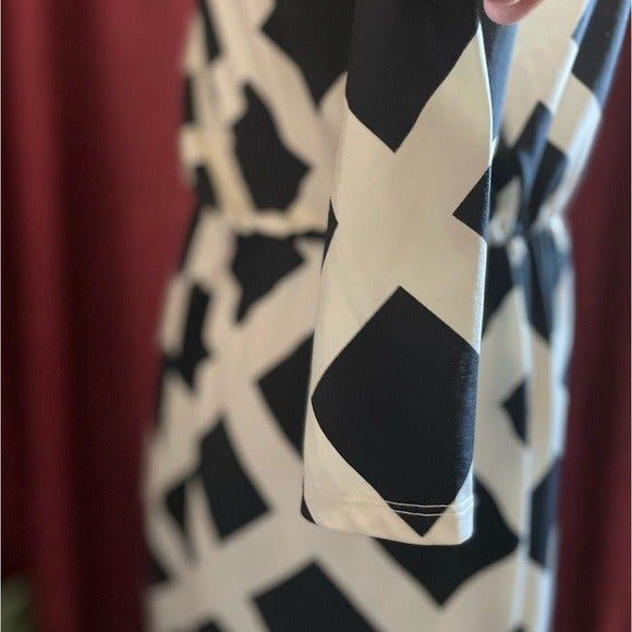 Mud Pie Womens Drew Tunic Shirt Dress Long Sleeves Pearl / Black Size Small. - Picture 4 of 11